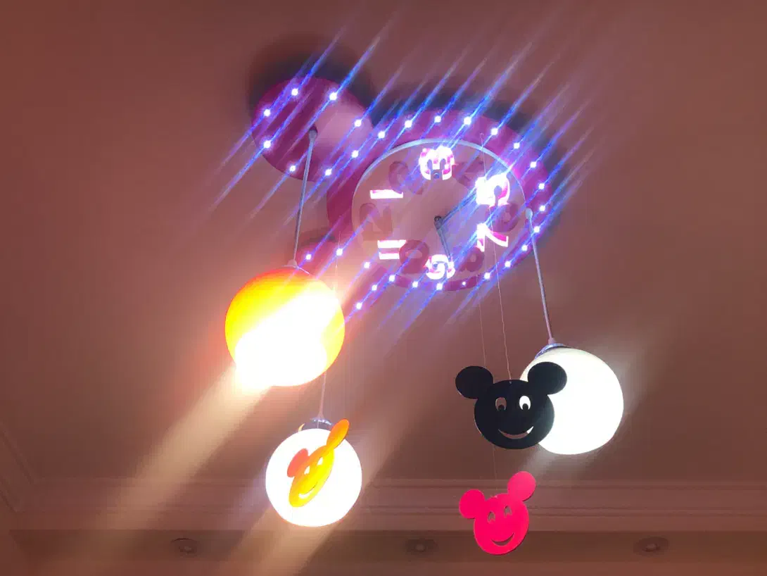 لوستر فانتزی طرح میکی موس|لوستر و چراغ آویز|تهران, نارمک|دیوار