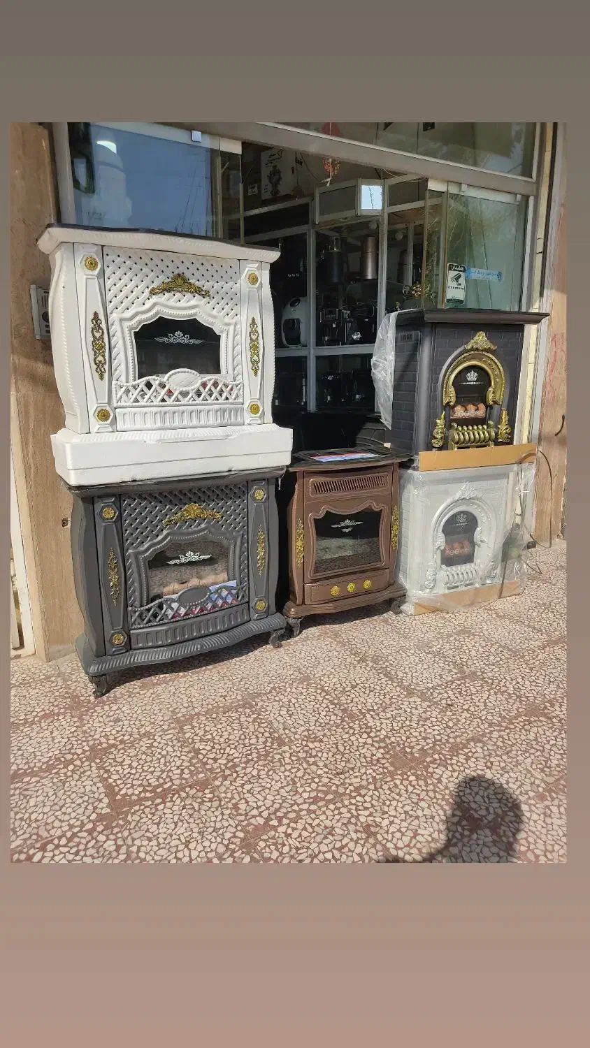 بخاری گازی در طرح های مختلف شیک و زیبا|بخاری، هیتر، شومینه|قم, علی آباد|دیوار