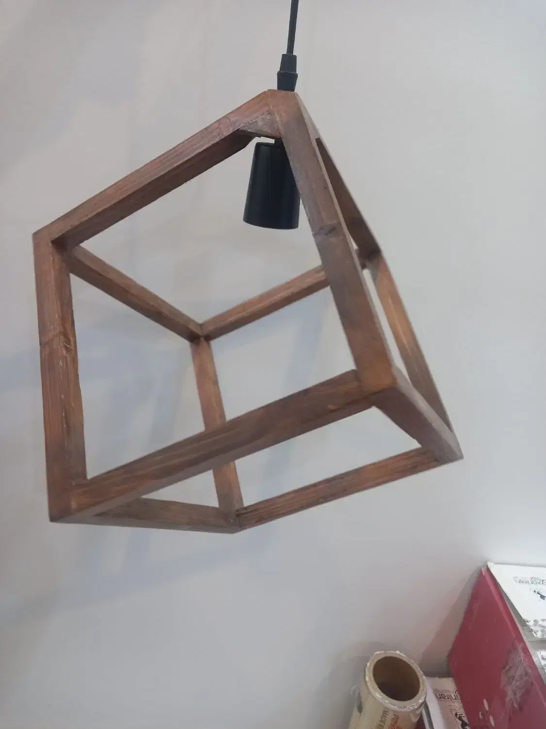 آویز چوبی|لوستر و چراغ آویز|تهران, تهران‌نو|دیوار