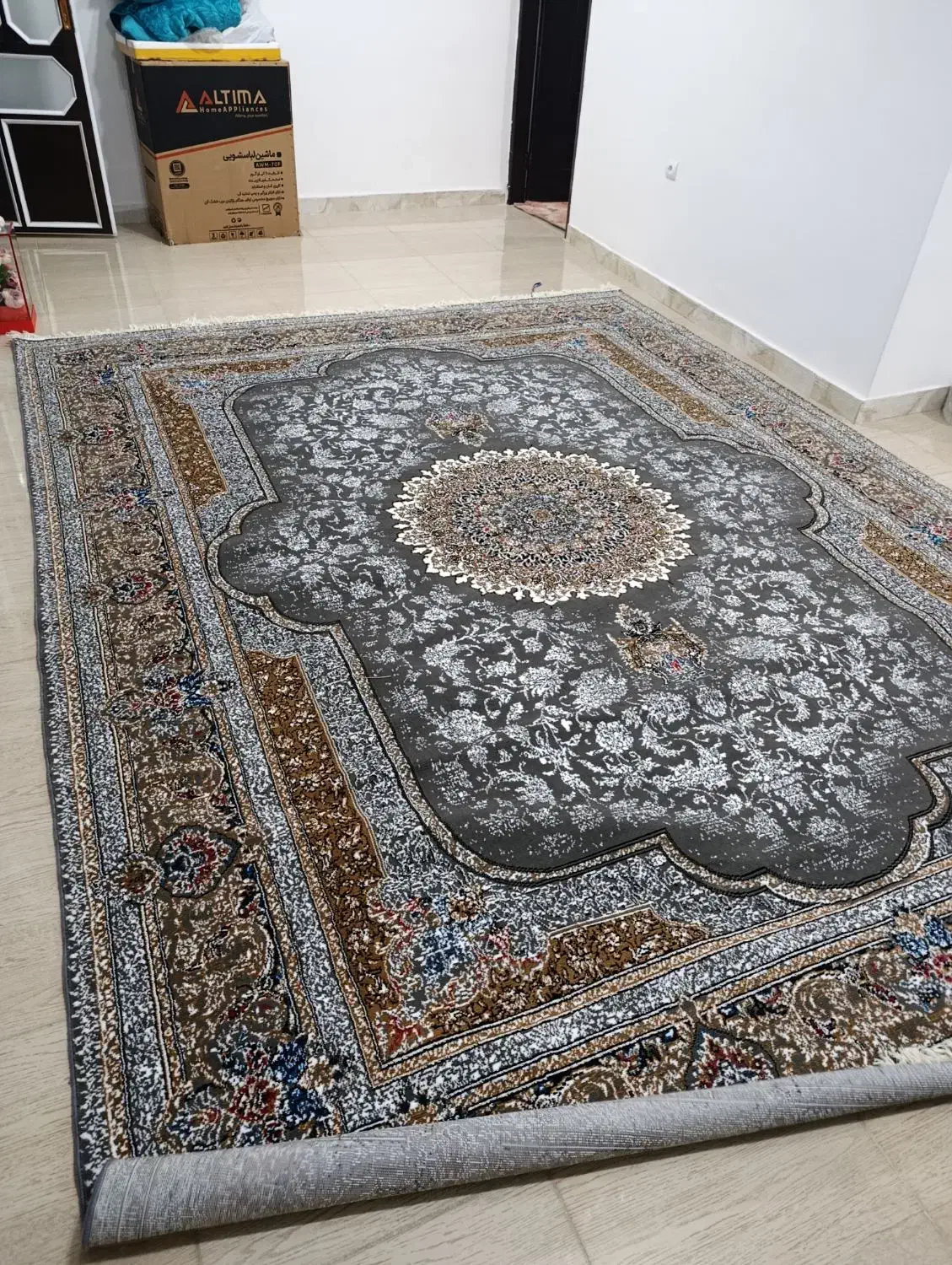 فرش 12متری طوسی|فرش|مهران (ایلام), |دیوار