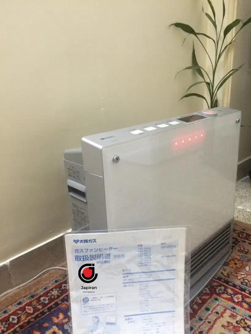 بخاری گازی ژاپنی بدون دودکش ( شیشه ایی اکبند )|بخاری، هیتر، شومینه|تهران, مجیدیه|دیوار