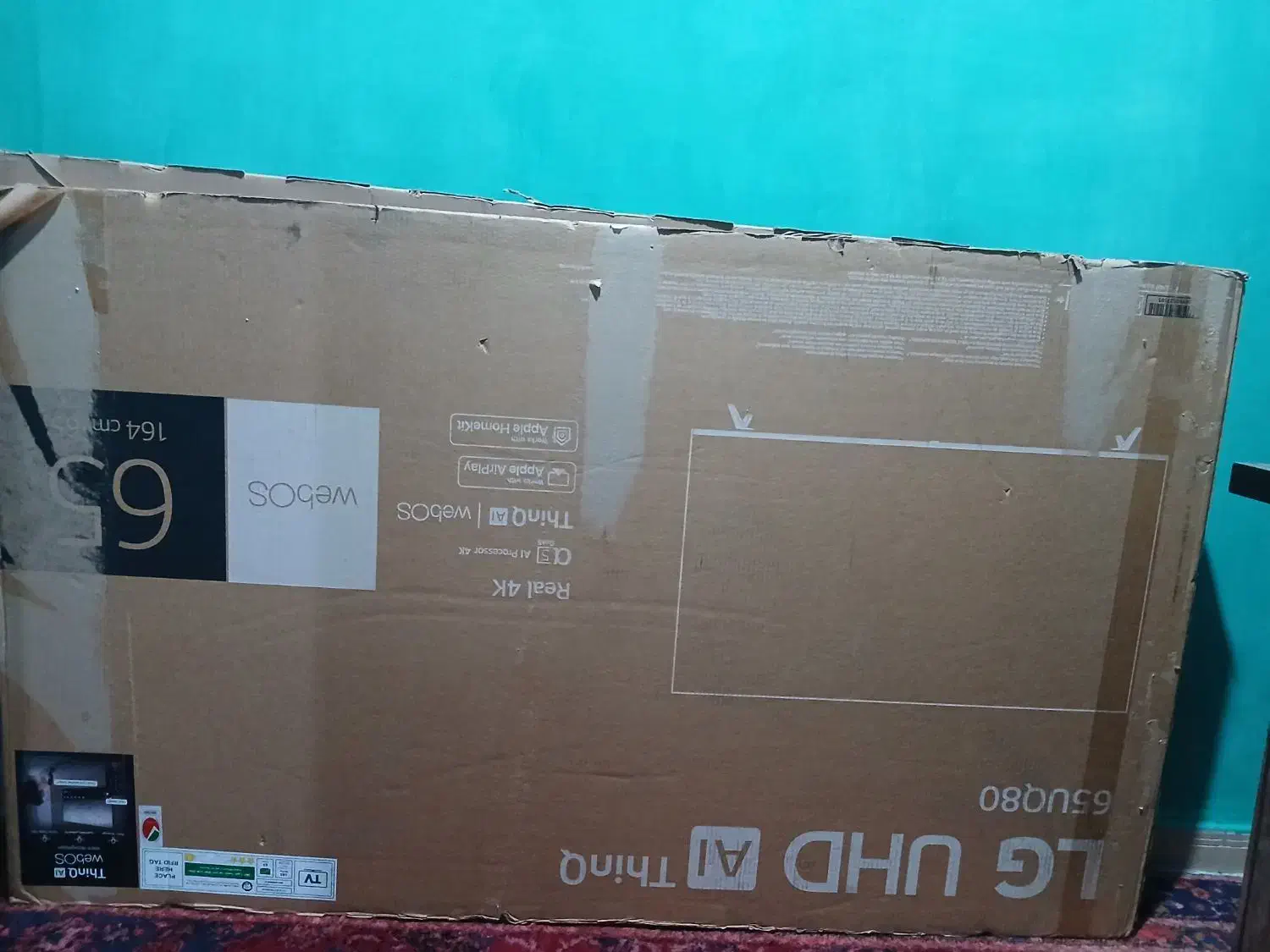 کارتن تلوزیون الجی ۶۵|ابزارآلات|پاکدشت, پاکدشت (مامازند)|دیوار