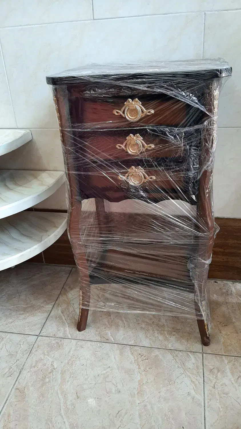 میز تلفن 3 کشو قهوه ای|میز تلفن|لنگرود, |دیوار