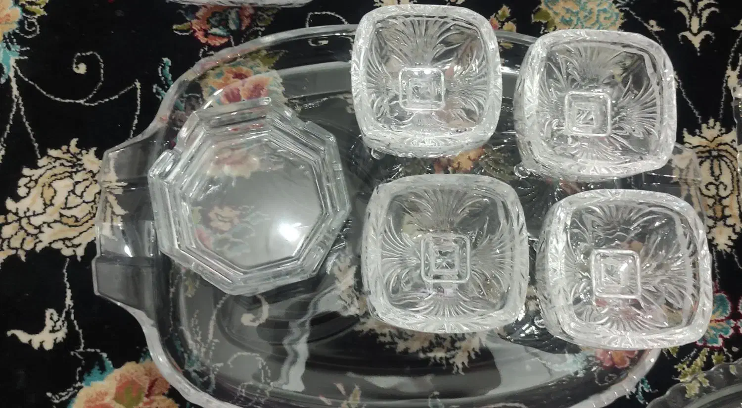 ظروف کریستال مجستری خورشیدی. پنج میلیون|ظروف سرو و پذیرایی|گلستان (تهران), |دیوار