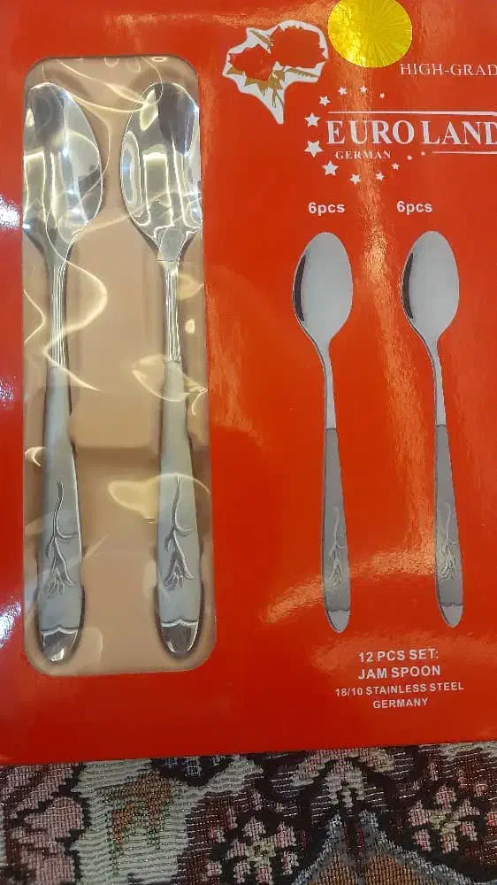 فروش قاشق مربا خوری چند دست موجود|ظروف سرو و پذیرایی|سیرجان, |دیوار