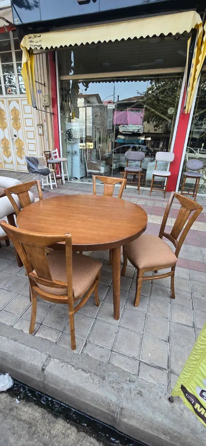 ناهار خوری /نهارخوری //چوب پارچه ای4968|میز و صندلی غذاخوری|رشت, رودبارتان|دیوار