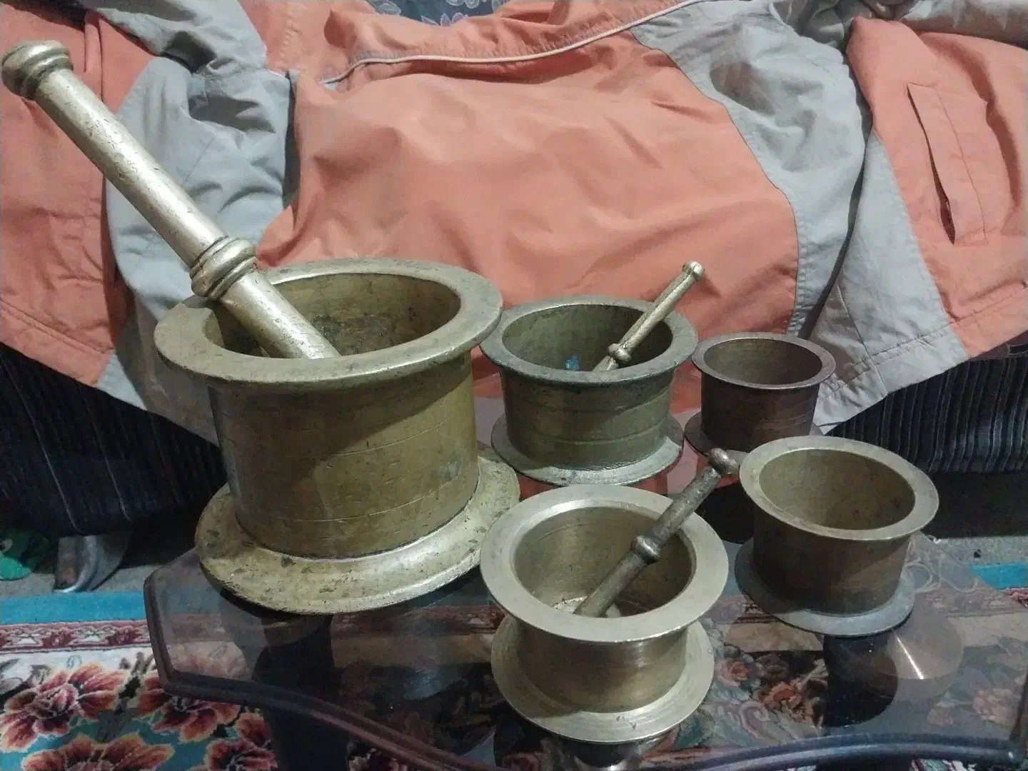 آونگ قدیمی برنجی در هر اندازه.|کلکسیون اشیاء عتیقه|گرگان, |دیوار