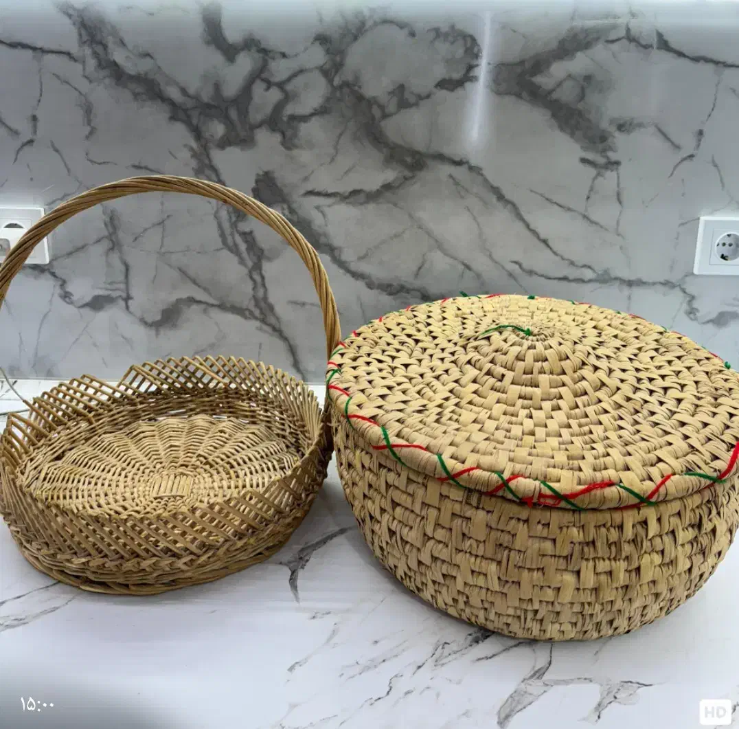 سبد های حصیری دست باف|صنایع دستی و سایر لوازم تزئینی|بندر کنگان, |دیوار