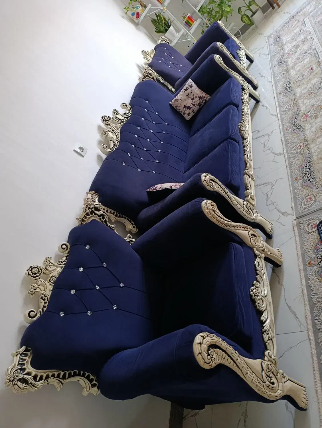 مبل سلطنتی|مبلمان خانگی و میز عسلی|املش, |دیوار