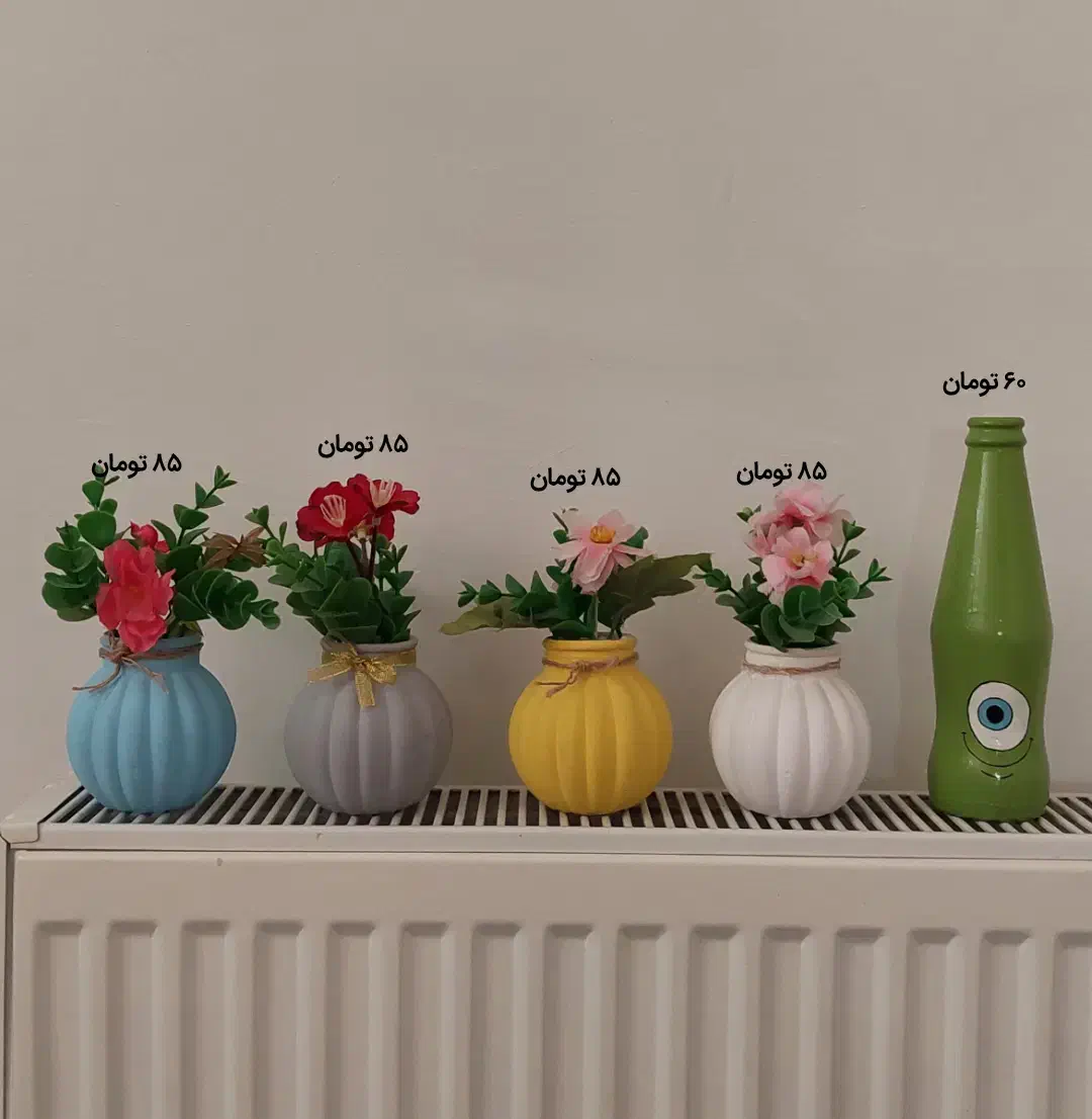 گل و گلدان سنگ مصنوعی هدیه روز مادر گیفت|گل و گیاه طبیعی|قم, سراجه (۱۵ خرداد)|دیوار