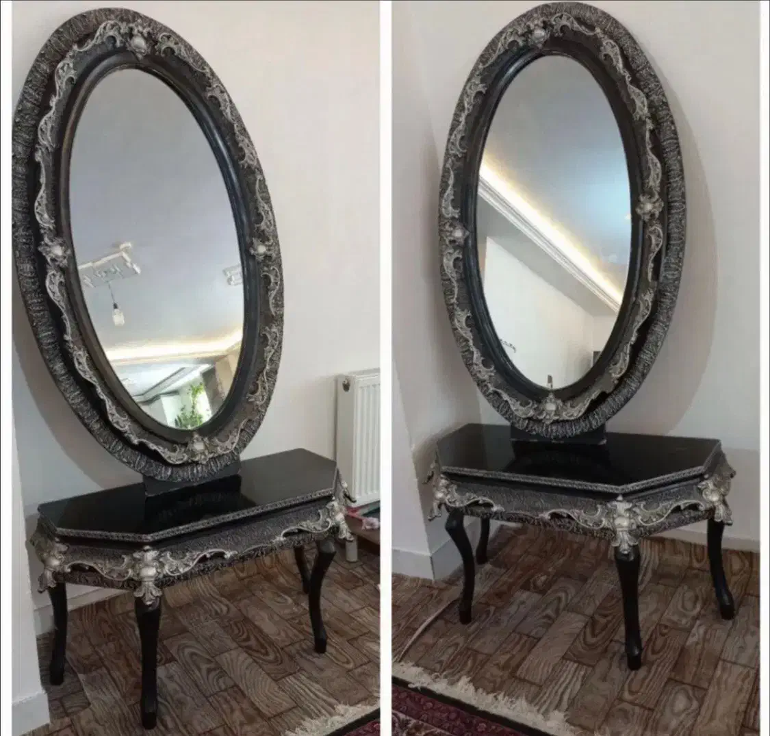 اینه شمعدان کاملا نو|بوفه، ویترین، کنسول|اردبیل, |دیوار