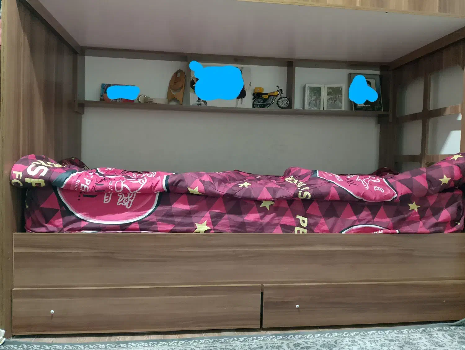 تخت دوطبقه|تخت و سرویس خواب|ماهدشت, |دیوار