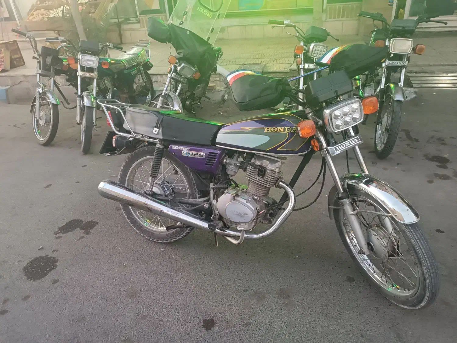 هندا 125 آرمان مزایده|موتورسیکلت|رباط‌کریم, رباط‌کریم|دیوار