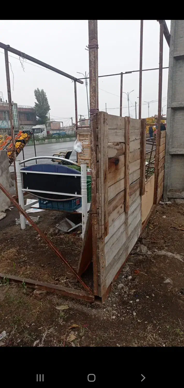 چهار ستون اهن دکه ای|مصالح و تجهیزات ساختمان|پارسآباد, |دیوار