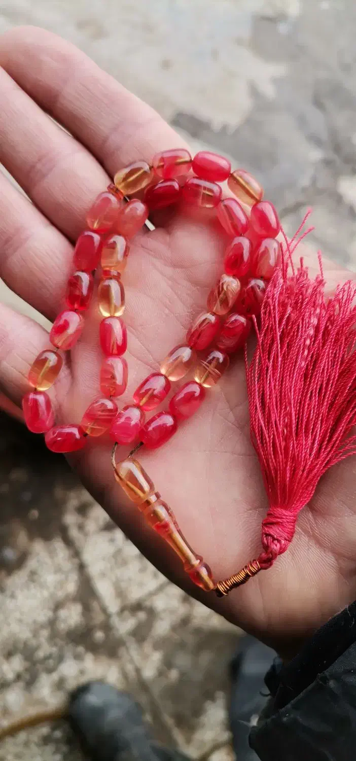 تسبیح کهربا|کلکسیون اشیاء عتیقه|کوهدشت, |دیوار