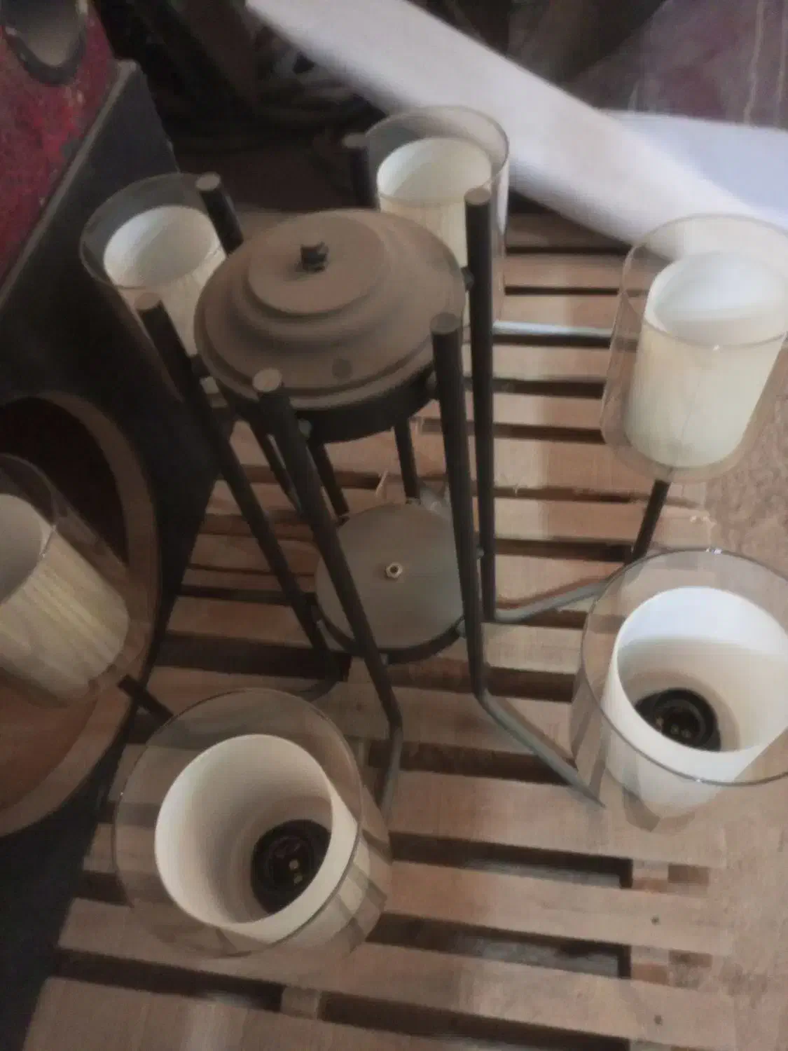 لوستر و پرده کرکره ای اداری و خانگی|لوستر و چراغ آویز|کرج, مجتمع صنفی صنعتی|دیوار