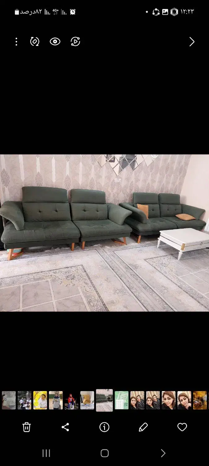 مبل ۸نفره تخت شو|مبلمان خانگی و میز عسلی|ساوه, |دیوار