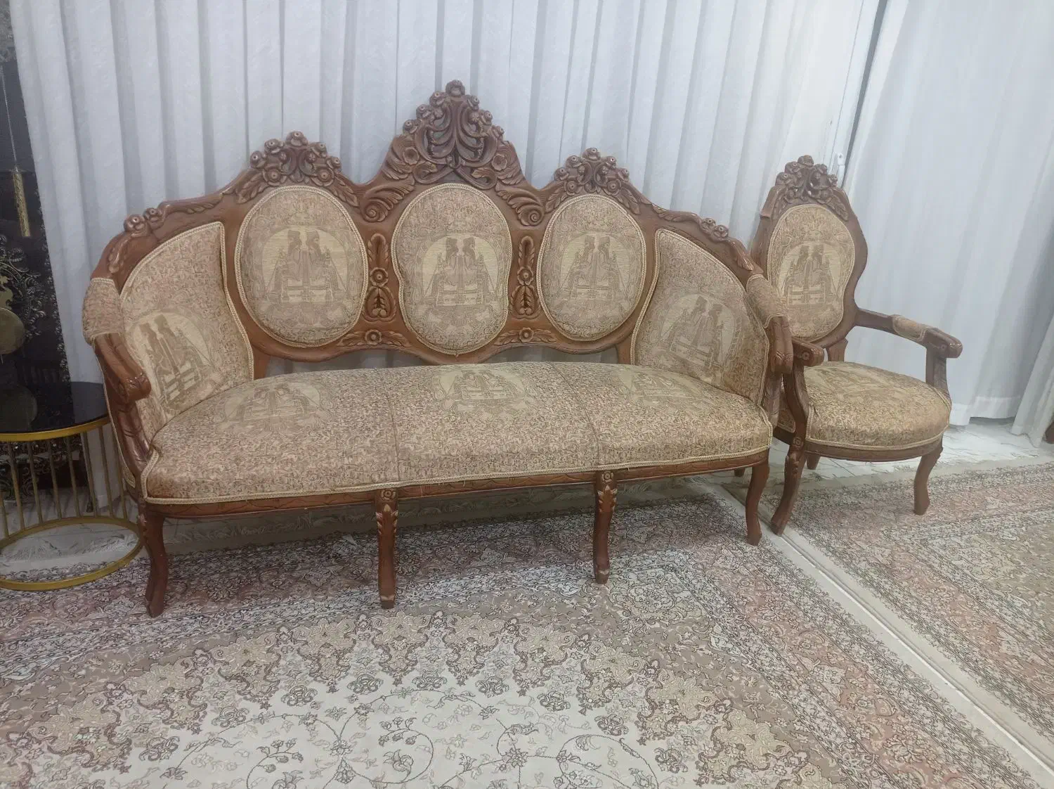 مبل سلطنتی|مبلمان خانگی و میز عسلی|مبارکه, |دیوار