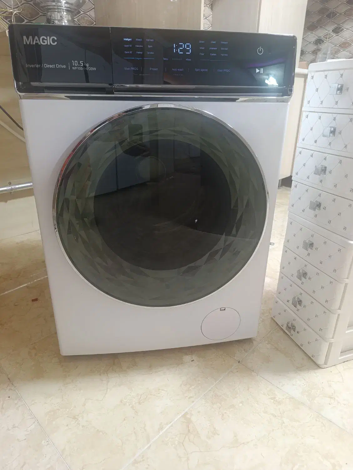 فروش به دلیل مهاجرت|ماشین لباسشویی و خشک‌کن لباس|ارومیه, |دیوار