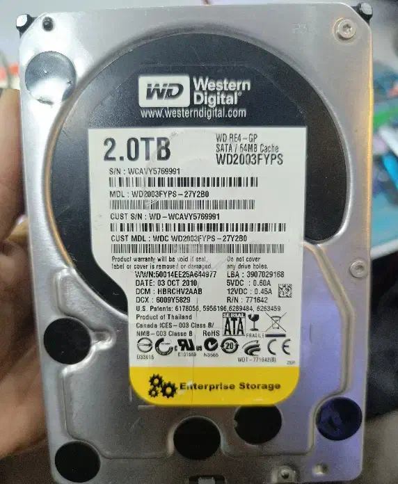 هارد Hdd 2T ( Enterprise )|قطعات و لوازم جانبی رایانه|قم, ولیعصر|دیوار