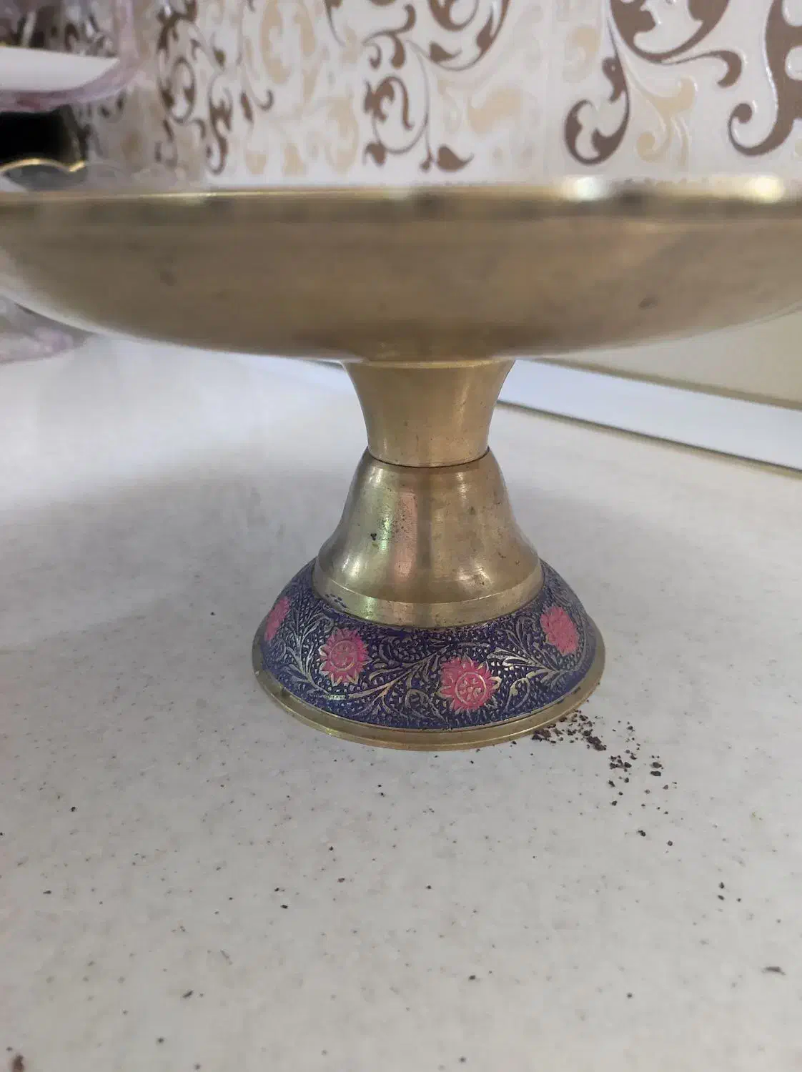 جا میوه ی برنز|ظروف سرو و پذیرایی|خرم‌آباد, |دیوار