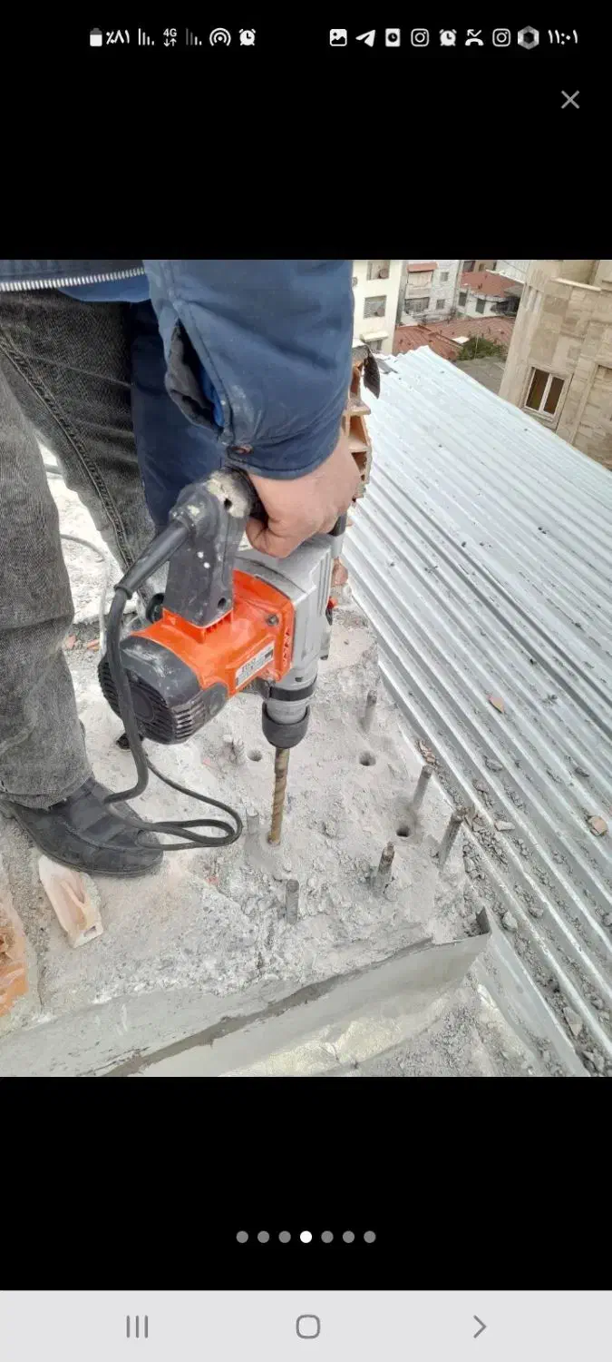 اجاره موتور برق بتن کن کفکش کاشت میلگرد کرگیری|خدمات پیشه و مهارت|گرگان, |دیوار