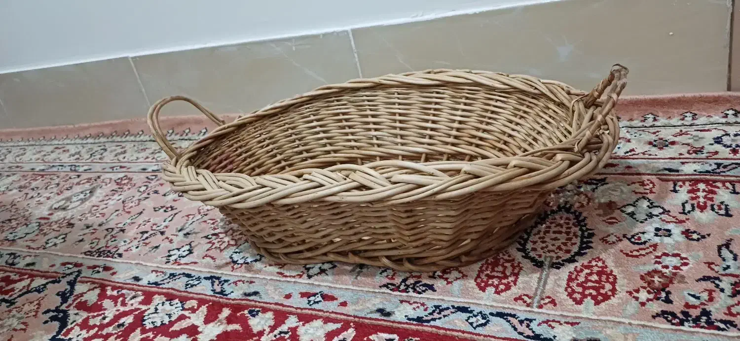 سبد حصیری مناسب برای وسایل یلدا|صنایع دستی و سایر لوازم تزئینی|قم, نوقطار|دیوار