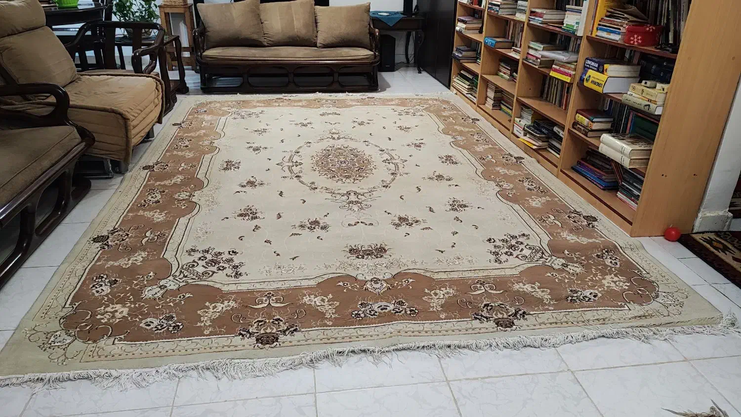 فرش ماشینی ۹ متری مشهد|فرش|گرگان, |دیوار