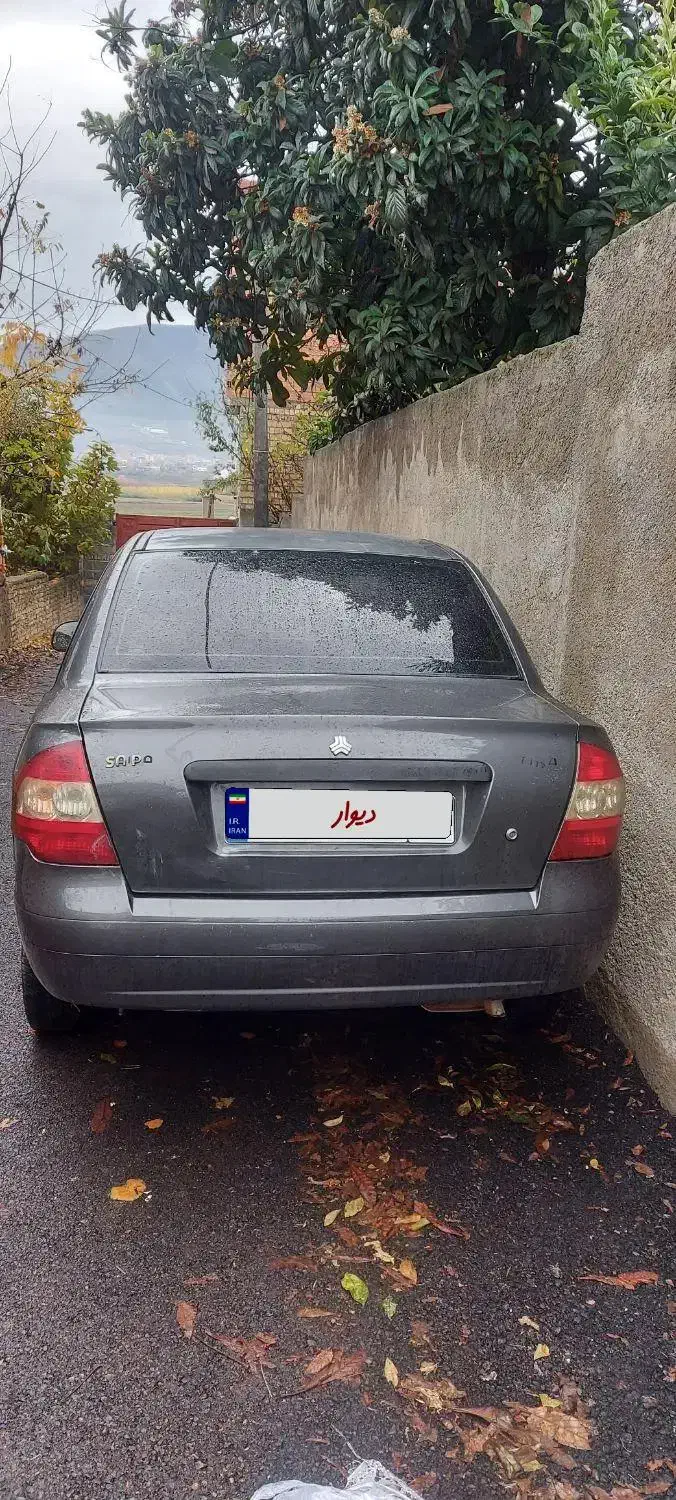 تیبا فروشی مدل ۹۵ دور رنگ شاسی پلم|خودرو سواری و وانت|مینودشت, |دیوار