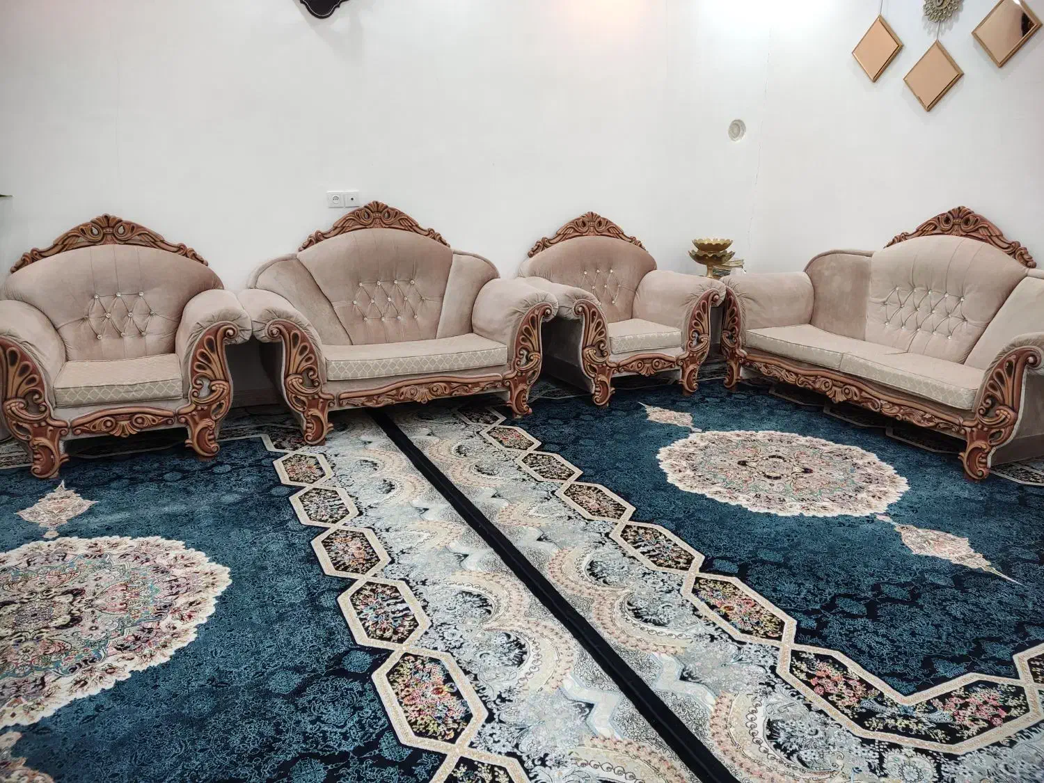 مبل هفت نفره سالم|مبلمان خانگی و میز عسلی|کاشمر, |دیوار