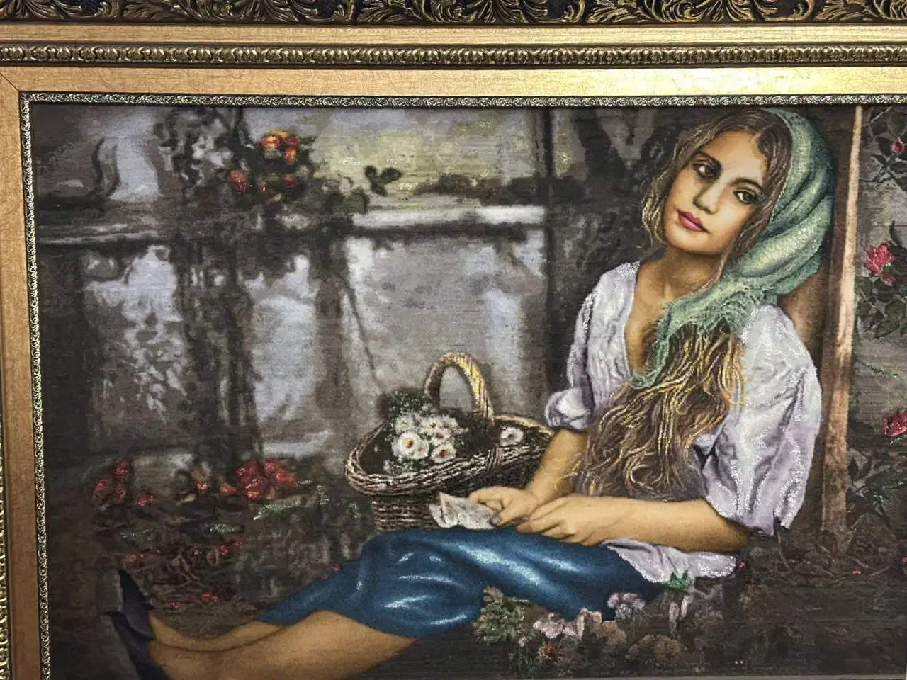 تابلو فرش دستبافت|تابلو فرش|اهواز, گلستان|دیوار