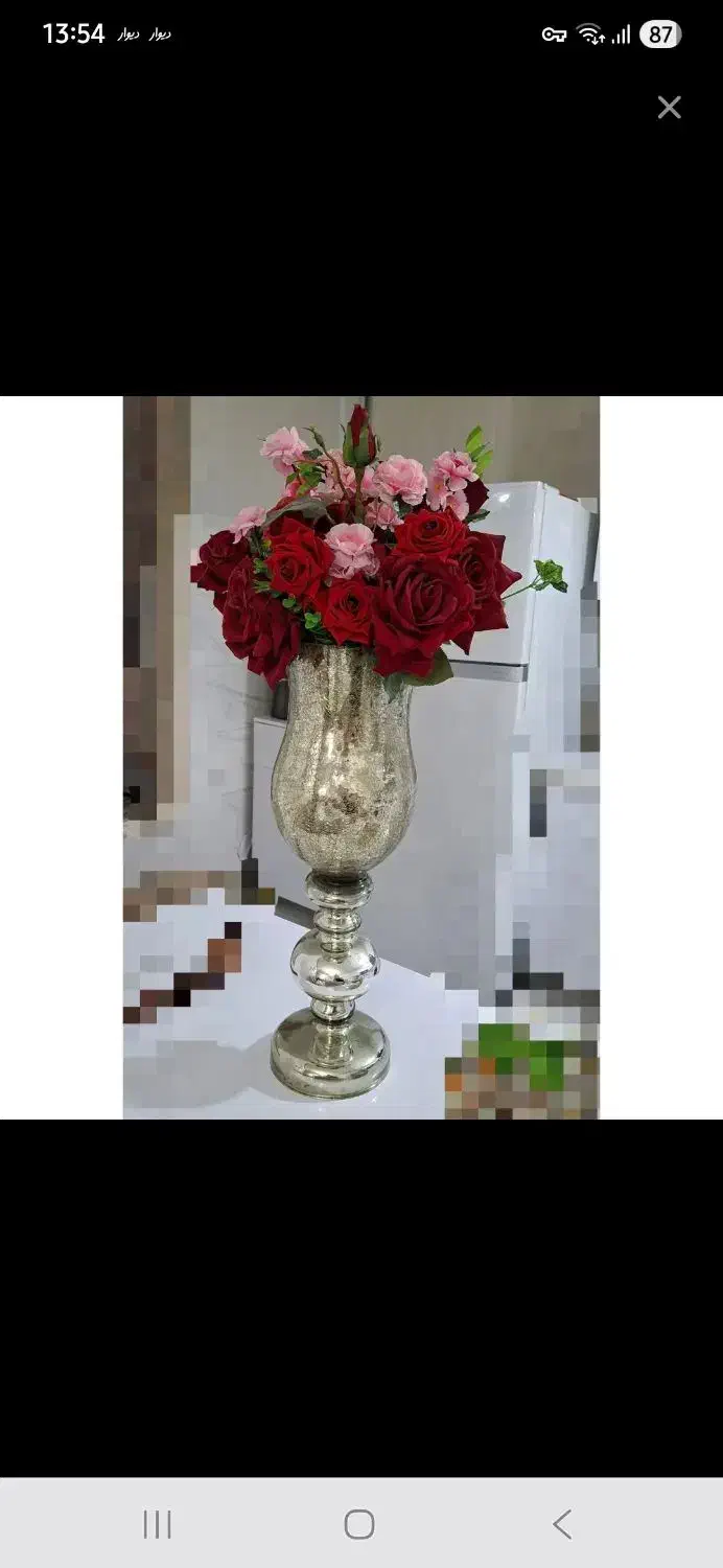 گل و گلدان مصنوعی|گل مصنوعی|سلماس, |دیوار