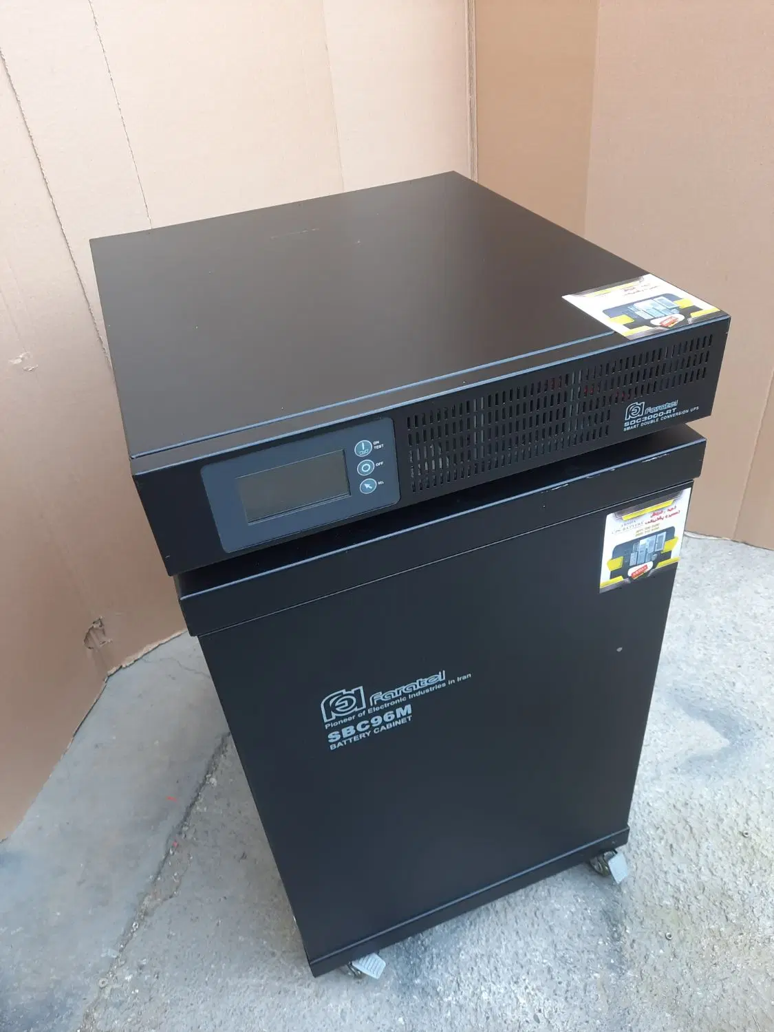 دستکاه برق اضطراری faratel ۳kva online ups|قطعات و لوازم جانبی رایانه|تهران, علم و صنعت|دیوار
