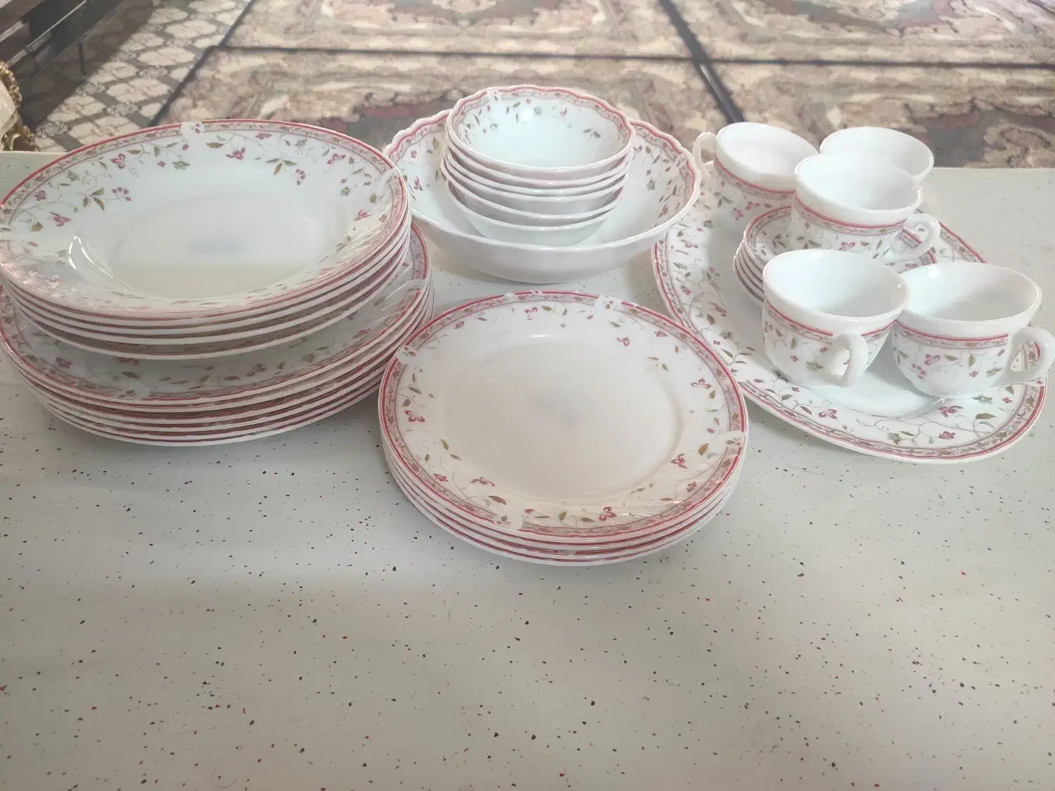 چینی 6نفره|ظروف سرو و پذیرایی|قنوات, |دیوار