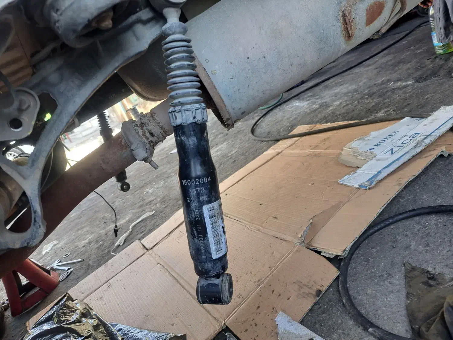 کمک عقب گازی روغنی صمندی و پژو دوگانه|قطعات یدکی و لوازم جانبی|ایرانشهر, |دیوار