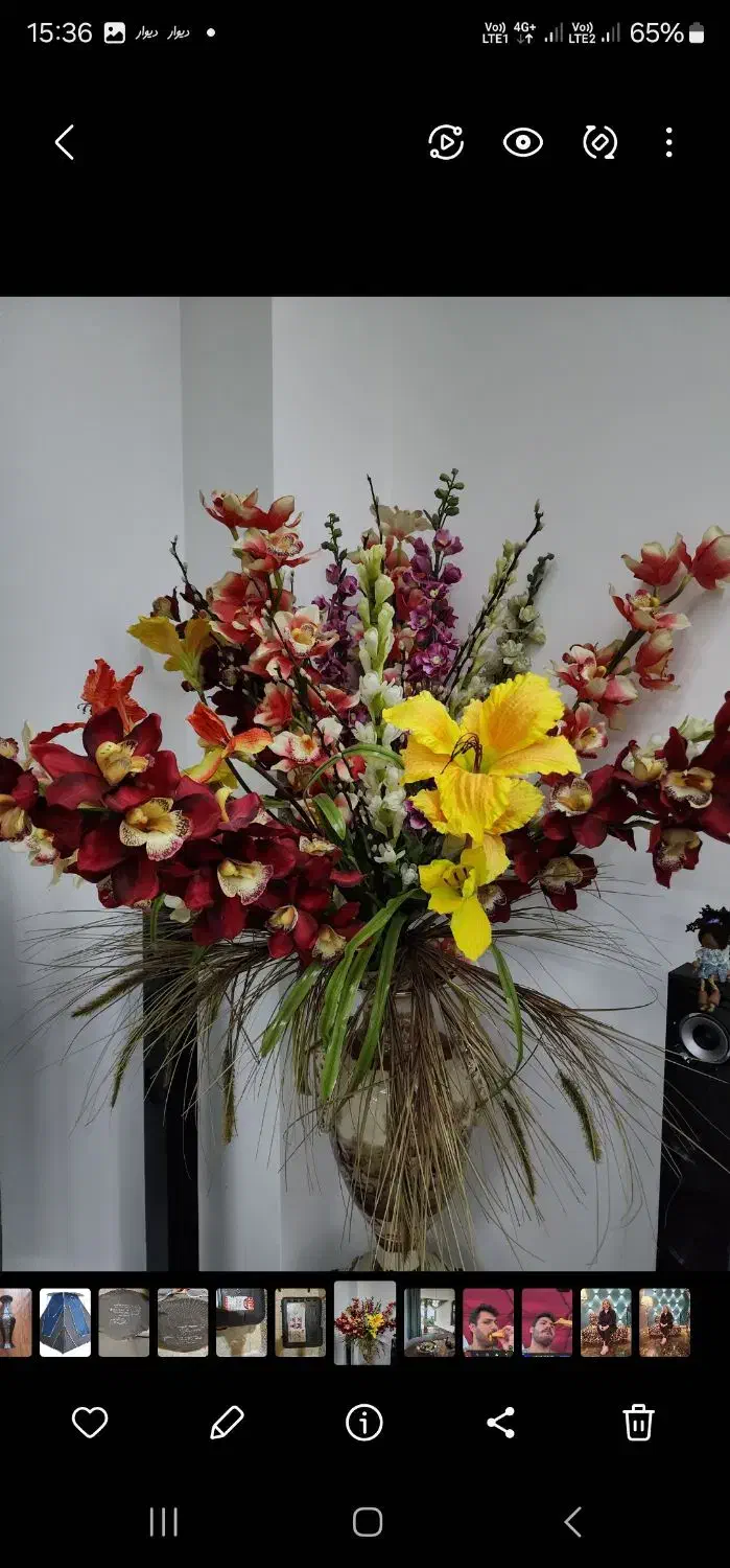 گل مصنویی|گل مصنوعی|چابکسر, |دیوار