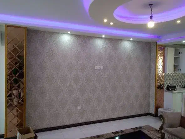 کاغذ دیواری پرده کابینت((سیمپل دکور))|خدمات پیشه و مهارت|شیراز, شهرک فرهنگیان|دیوار