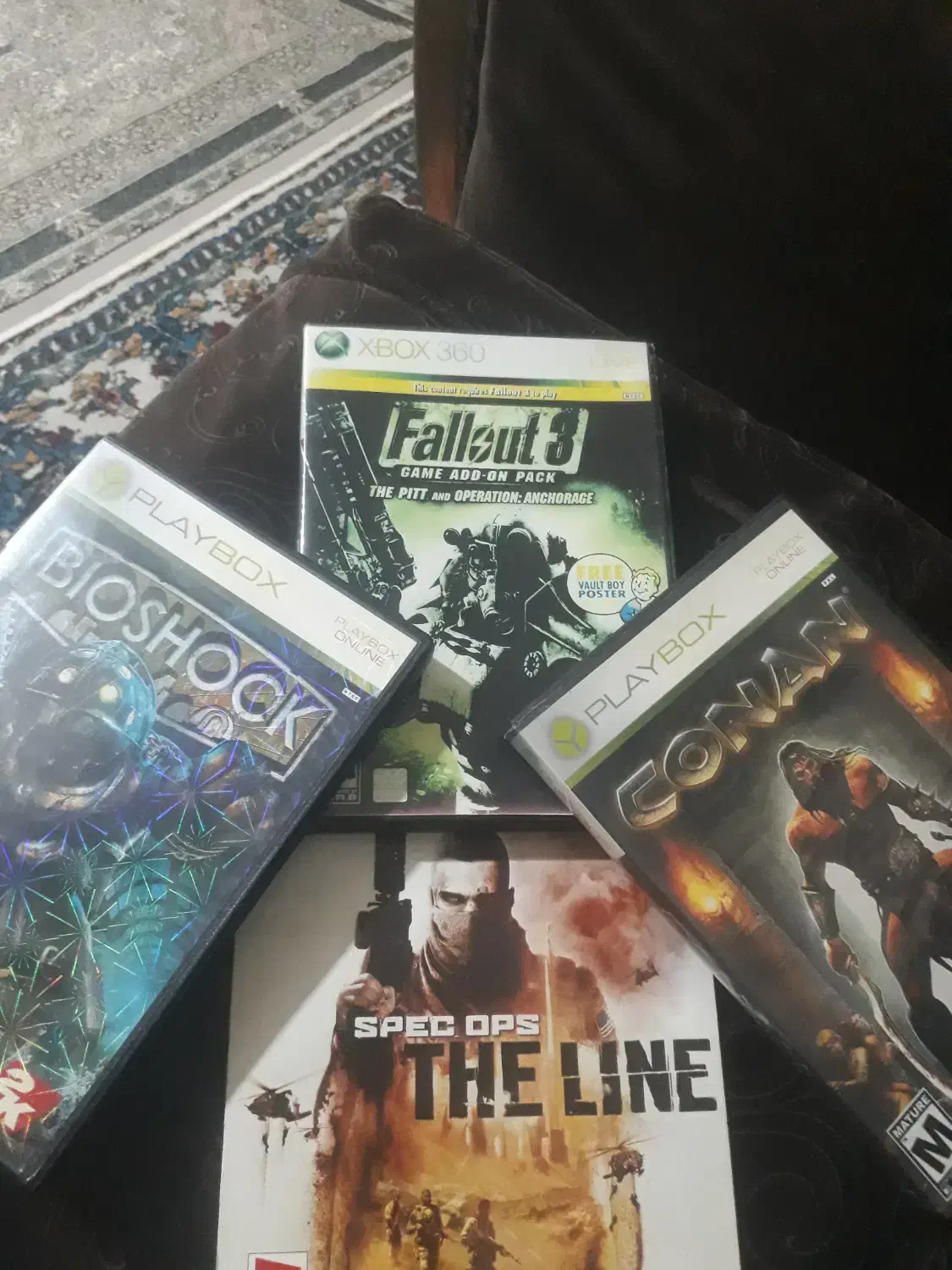 ۴ دیسک ایکس باکس ۳۶۰|کنسول، بازی ویدئویی و آنلاین|کرج, حسن آباد|دیوار