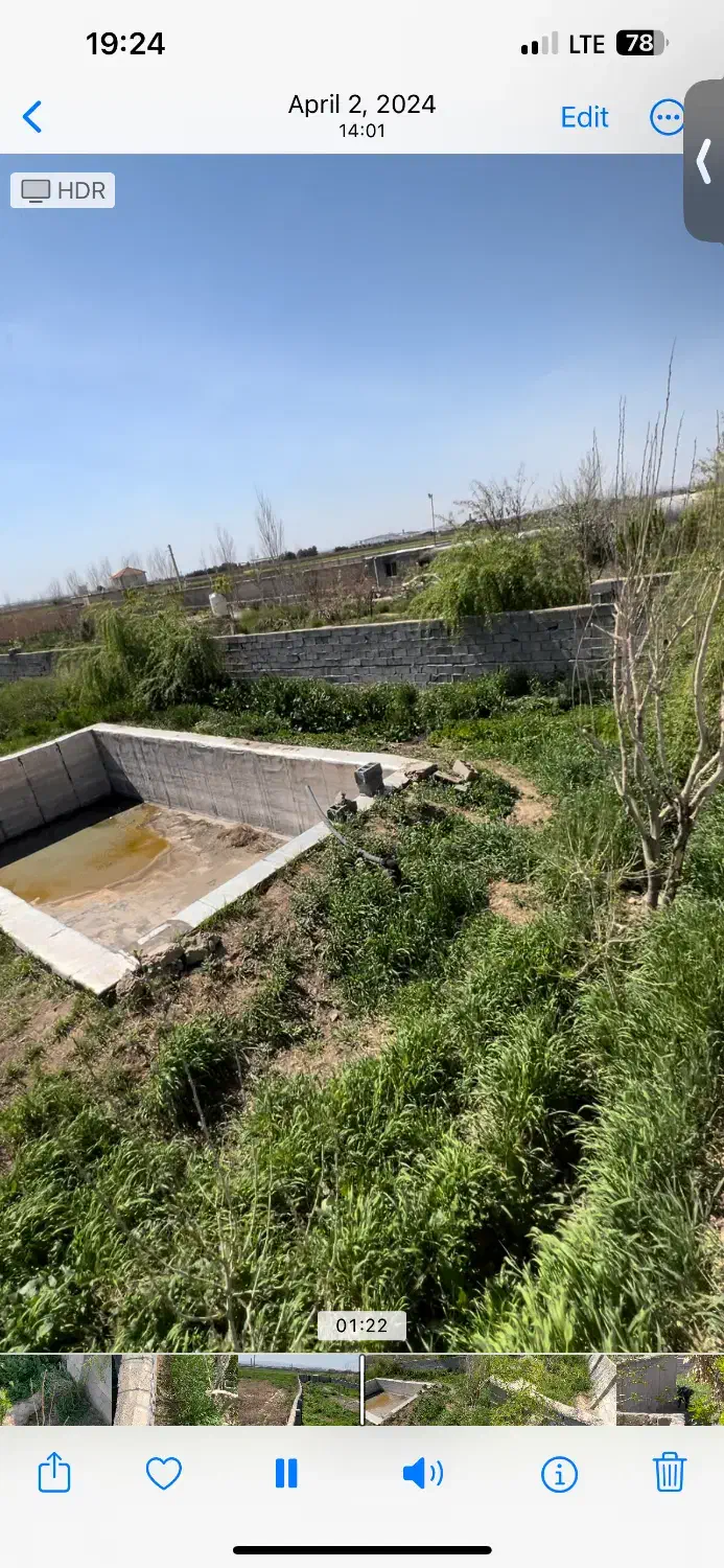 2000متر باغ محدوده حکیم آباد|فروش زمین و ملک کلنگی|فشاپویه, |دیوار