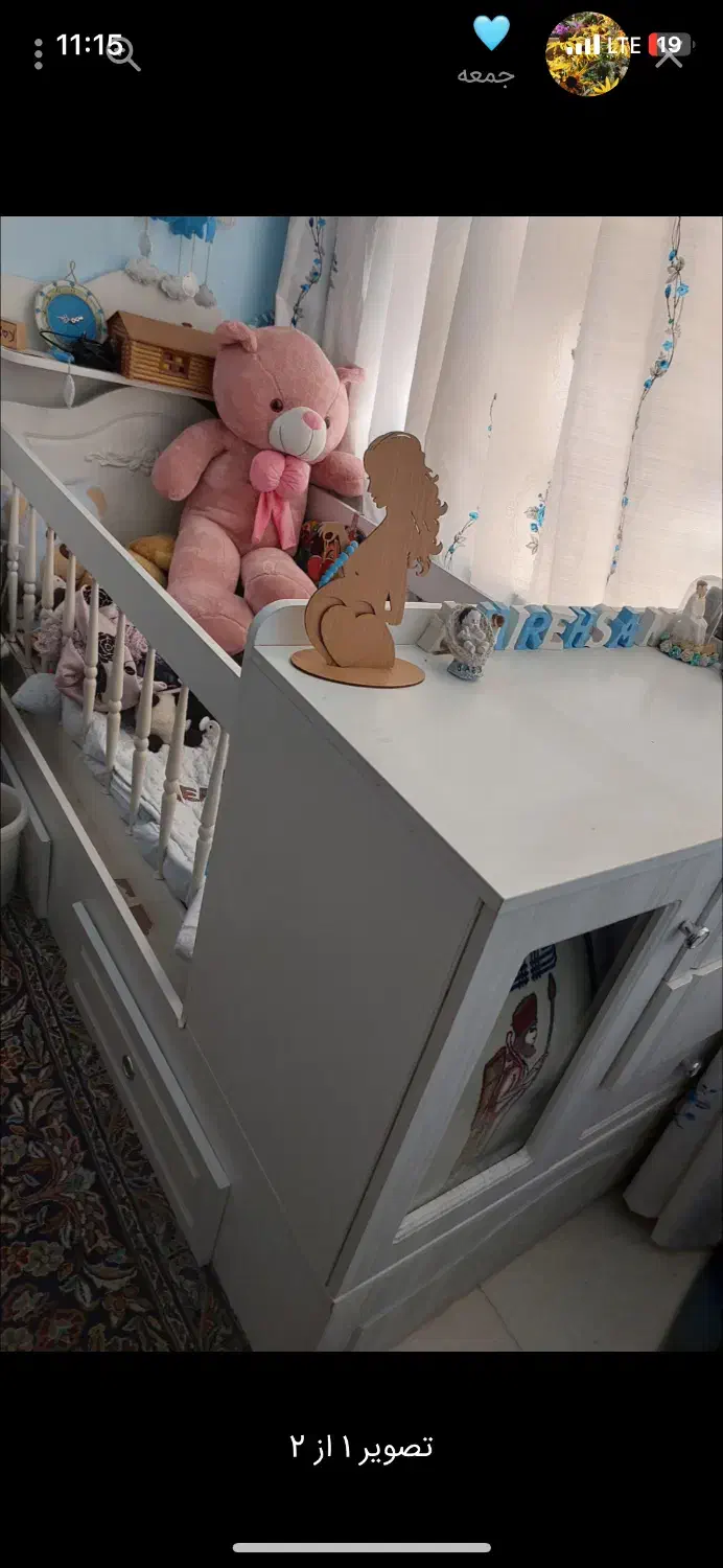 تخته سه حالته نوزاد|تخت و صندلی بچه|مشهد, نوید|دیوار