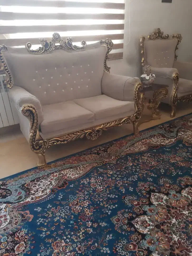 مبل سلطانتی9نفرباعسلی میزوسط|مبلمان خانگی و میز عسلی|همدان, |دیوار