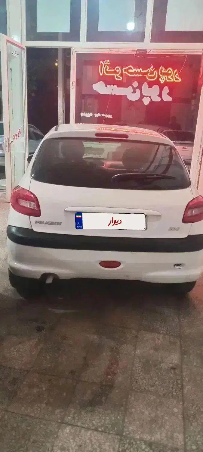 پژو۲۰۶مدل ۹۱دوتیکه رنگ|خودرو سواری و وانت|خوی, |دیوار