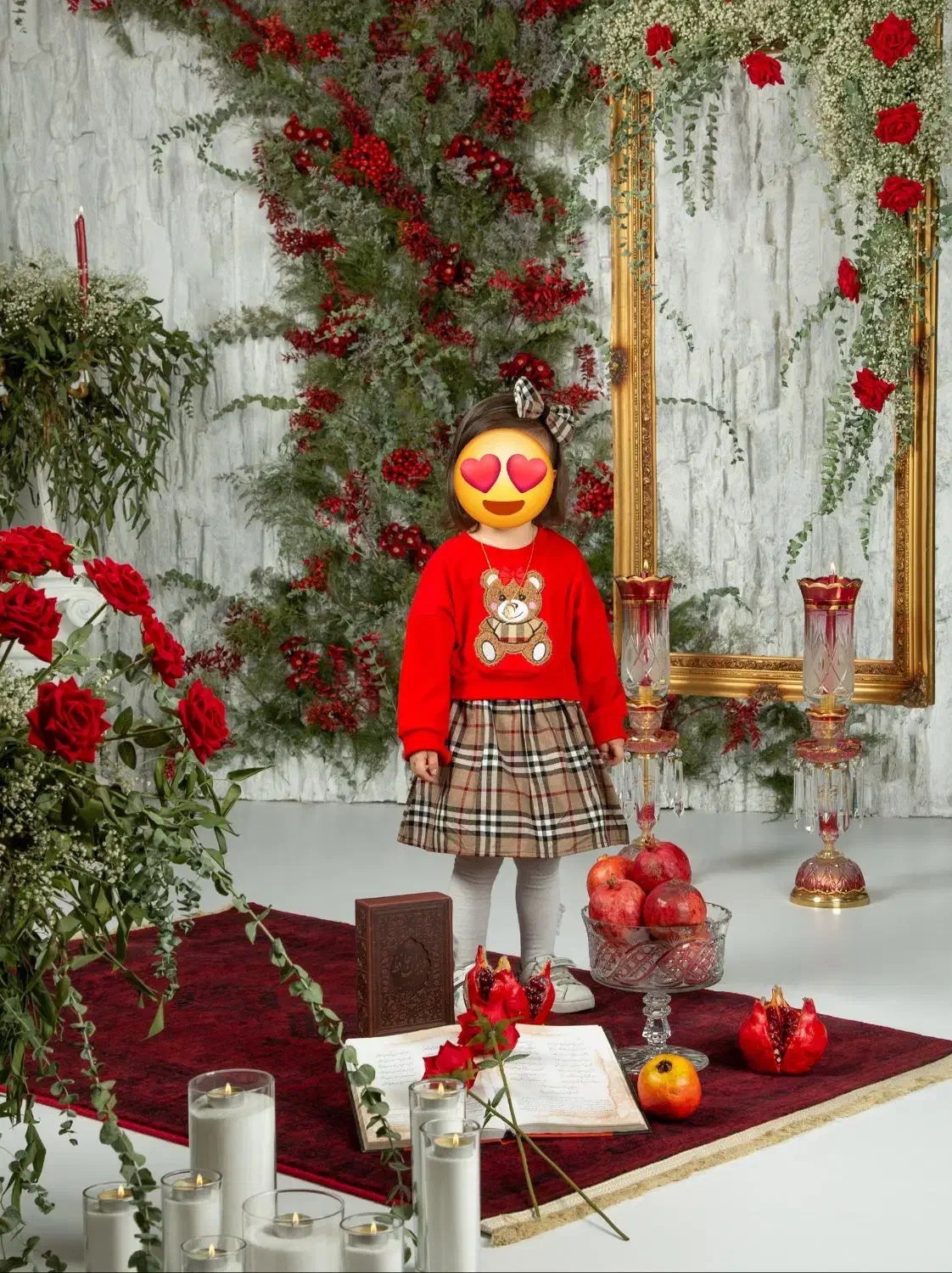 بلوز دامن یلدایی|کفش و لباس بچه|قم, نیروگاه|دیوار