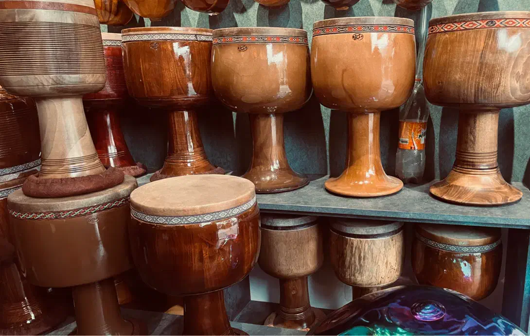 تنبک روستا ، شیرانی،حلمی|سازهای سنتی|مشهد, اقبال|دیوار