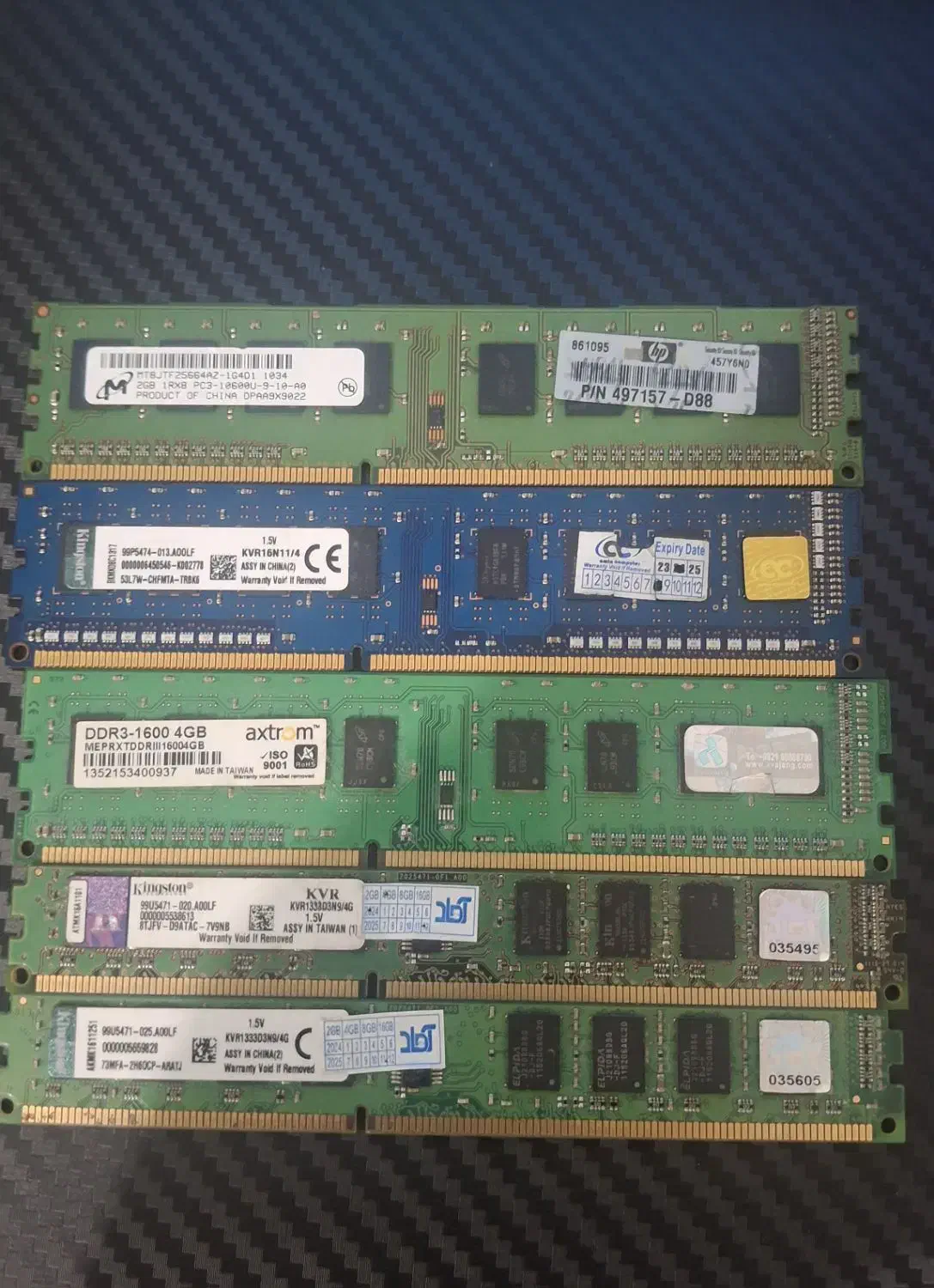 رم ddr3|قطعات و لوازم جانبی رایانه|زنجان, |دیوار