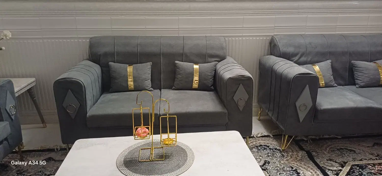 مبل 7 نفره خیلی خیلی تمیز|مبلمان خانگی و میز عسلی|قم, شهرک فاطمیه|دیوار