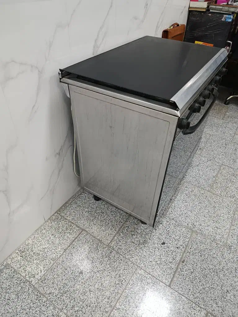 اجاق گاز پنج شعله فر دار|اجاق گاز و لوازم برقی پخت‌وپز|نسیم‌شهر, |دیوار