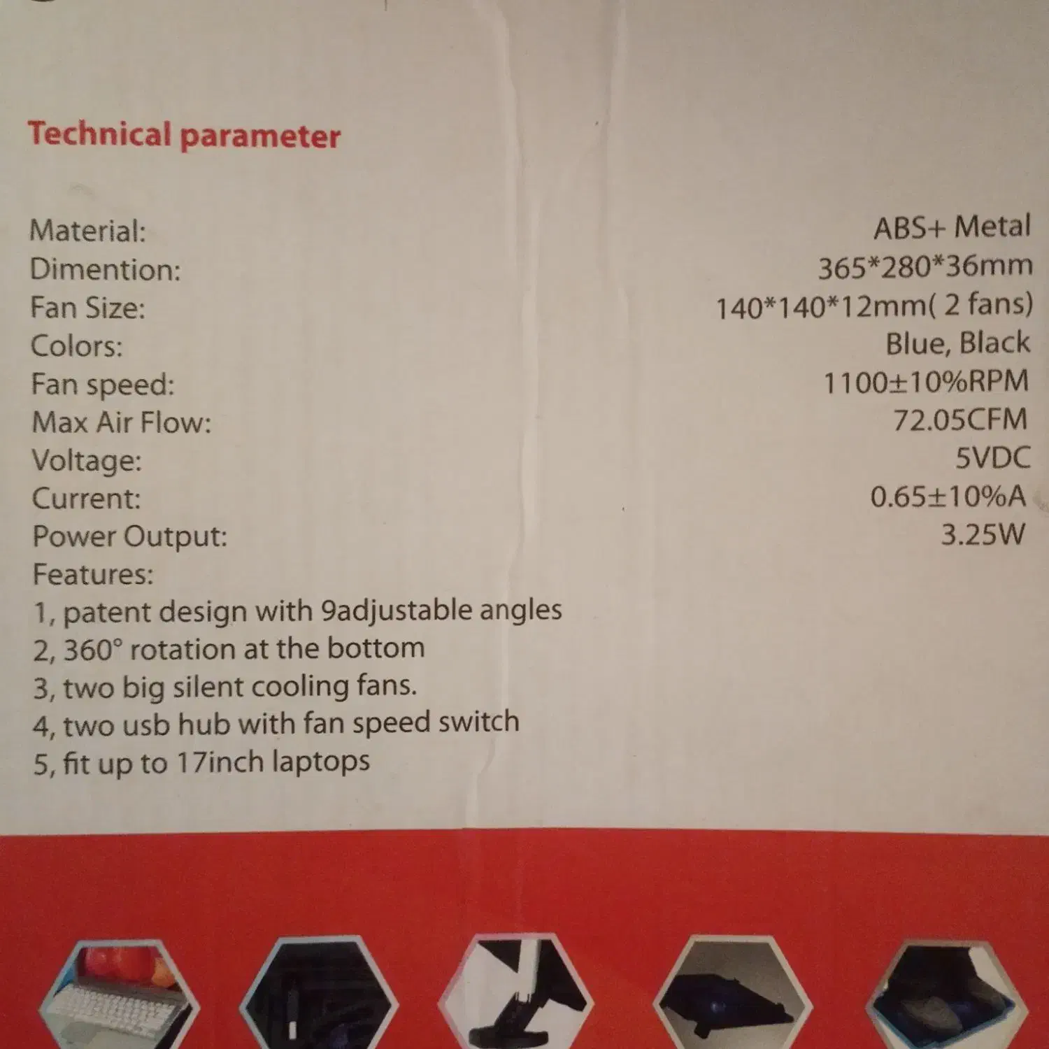 فن خنک کننده لپتاپ|قطعات و لوازم جانبی رایانه|شیراز, حجت آباد|دیوار