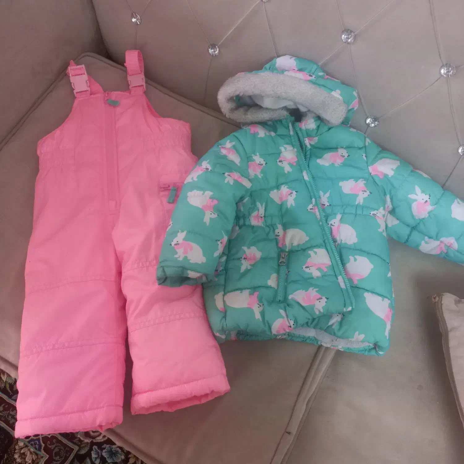 کاپشن اسکی دوتیکه|کفش و لباس بچه|قرچک, مهدیه|دیوار