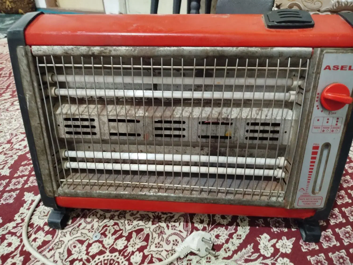 بخاری برقی فن دار|بخاری، هیتر، شومینه|ارومیه, |دیوار